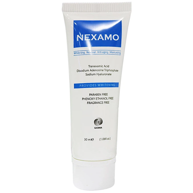 Kem bôi Nexamo Provides Whitening GAMMA hỗ trợ dưỡng ẩm và làm sáng da (30ml)