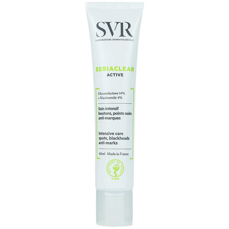 Kem SVR Sebiaclear Active làm giảm mụn, loại bỏ dầu cho da (40ml)