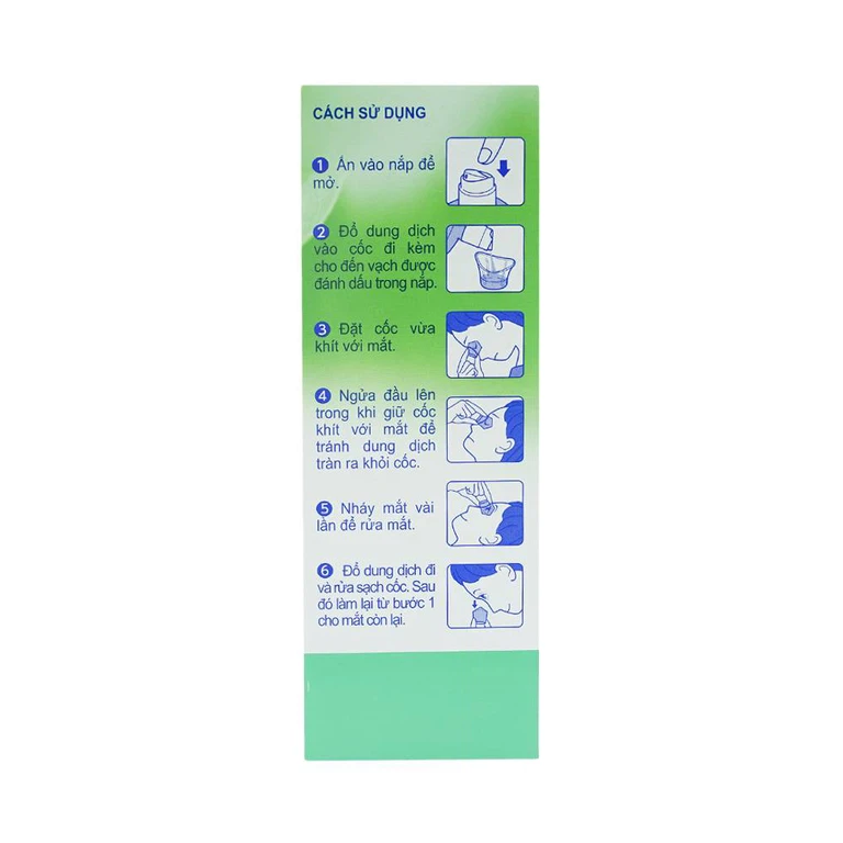 Dung dịch rửa mắt Eyemiru Wash Nitto Medic phòng chống bệnh về mắt (500ml)