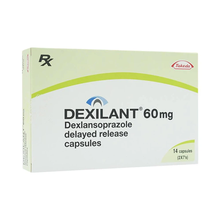 Thuốc Dexilant 60mg Takeda điều trị bệnh trào ngược dạ dày thực quản (2 vỉ x 7 viên)