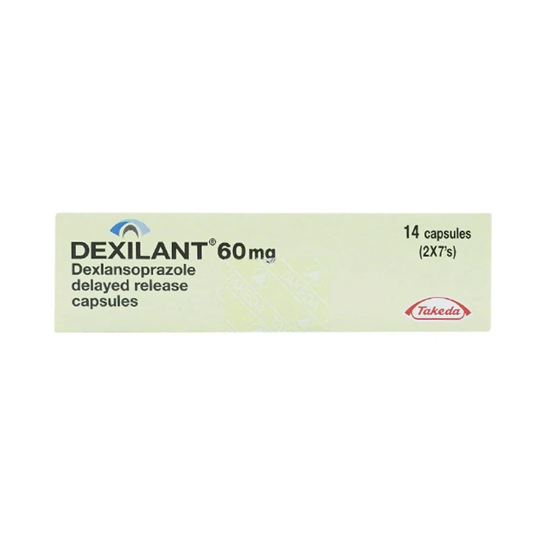 Thuốc Dexilant 60mg Takeda điều trị bệnh trào ngược dạ dày thực quản (2 vỉ x 7 viên)