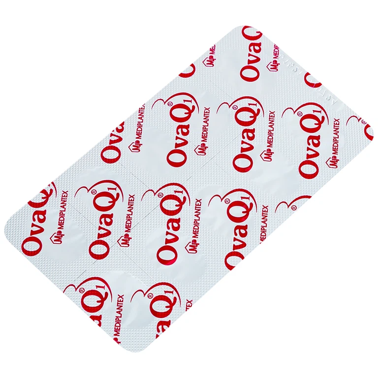 Viên uống OvaQ1 hỗ trợ bổ sung Myo Inositol, Acid folic và các chất cần thiết cho phụ nữ trước khi mang thai (3 vỉ x 10 viên)