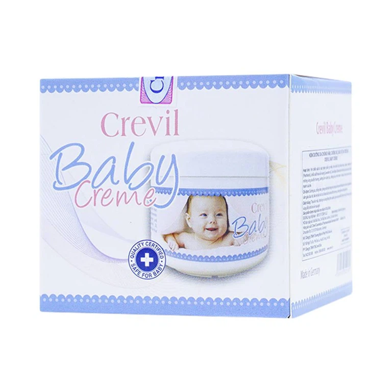 Kem dưỡng da chống hăm, chống nẻ, bảo vệ da trẻ em Crevil Baby Créme (125ml)