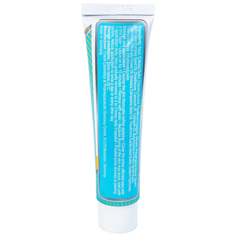 Kem mụn Sulfur 10% Ointment Cospharm ngăn ngừa mụn và chăm sóc da mặt (30g)