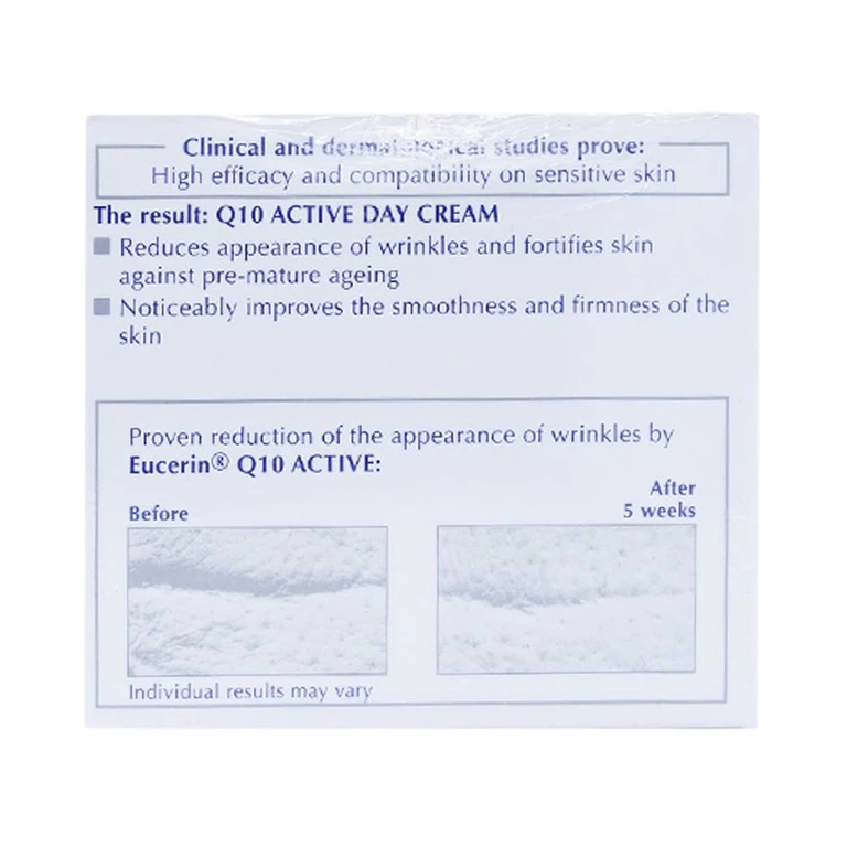 Kem dưỡng da ban ngày Eucerin Q10 Active Day Cream ngăn ngừa lão hoá cho da khô và da nhạy cảm (50ml)