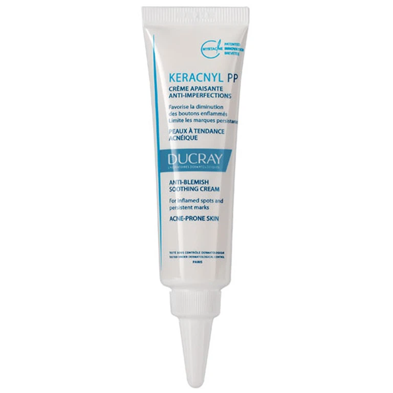 Kem dưỡng da Ducray Keracnyl PP anti-Blemish Soothing Cream giảm các đốm mụn và mờ vết thâm do mụn (30ml)