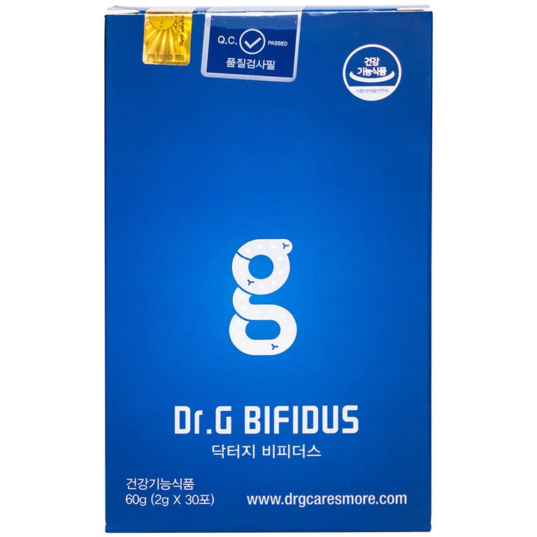 Bột Dr.G Bifidus Bifido men vi sinh hỗ trợ cải thiện hệ tiêu hóa (2g x 30 gói)