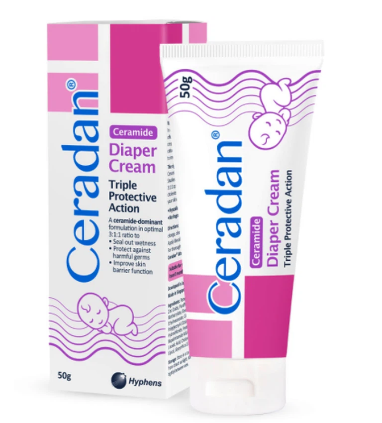 Kem Ceradan Ceramide Diaper Cream làm dịu da và chống hăm tã (50g)