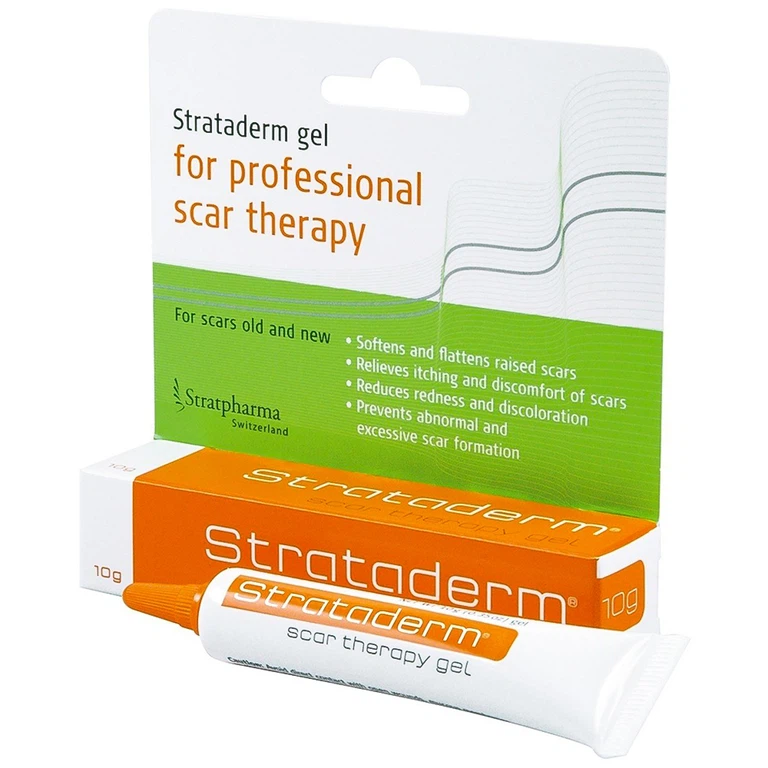 Gel Strataderm for professional scar therapy 10g hỗ trợ điều trị sẹo mổ, sẹo cũ lâu năm