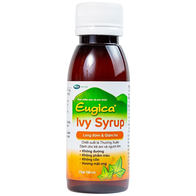 Siro Eugica Ivy MEGA We care hỗ trợ giảm ho, giảm đờm (100ml)