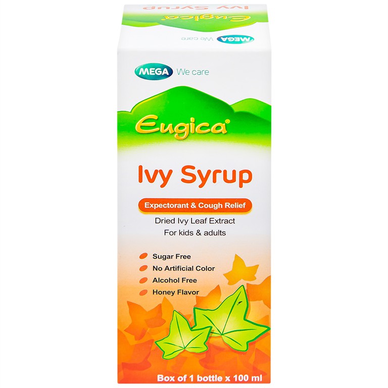 Siro Eugica Ivy MEGA We care hỗ trợ giảm ho, giảm đờm (100ml)