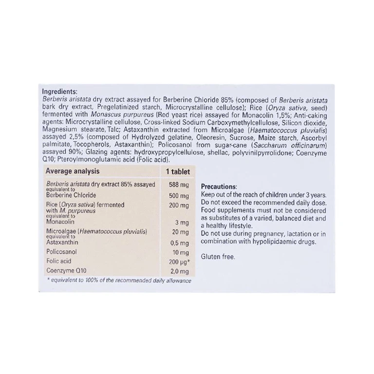 Viên uống ArmoLipid Plus Rottapharm giảm cholesterol, triglycerid trong máu (20 viên)