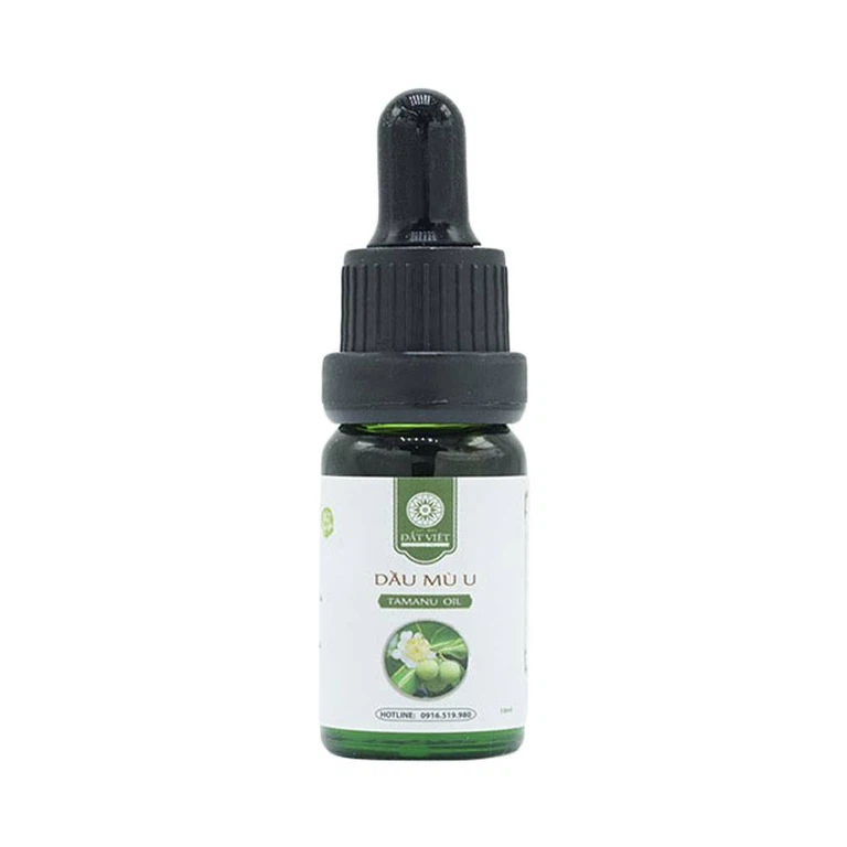 Dầu Mù U Tamanu Oil Đất Việt điều trị bỏng, tái tạo da, lành sẹo (10ml)