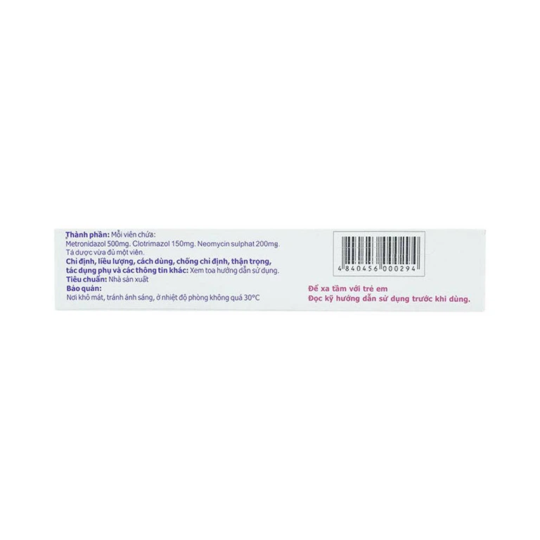 Viên đặt âm đạo Lacves Farmaprim điều trị viêm âm đạo (2 vỉ x 5 viên)