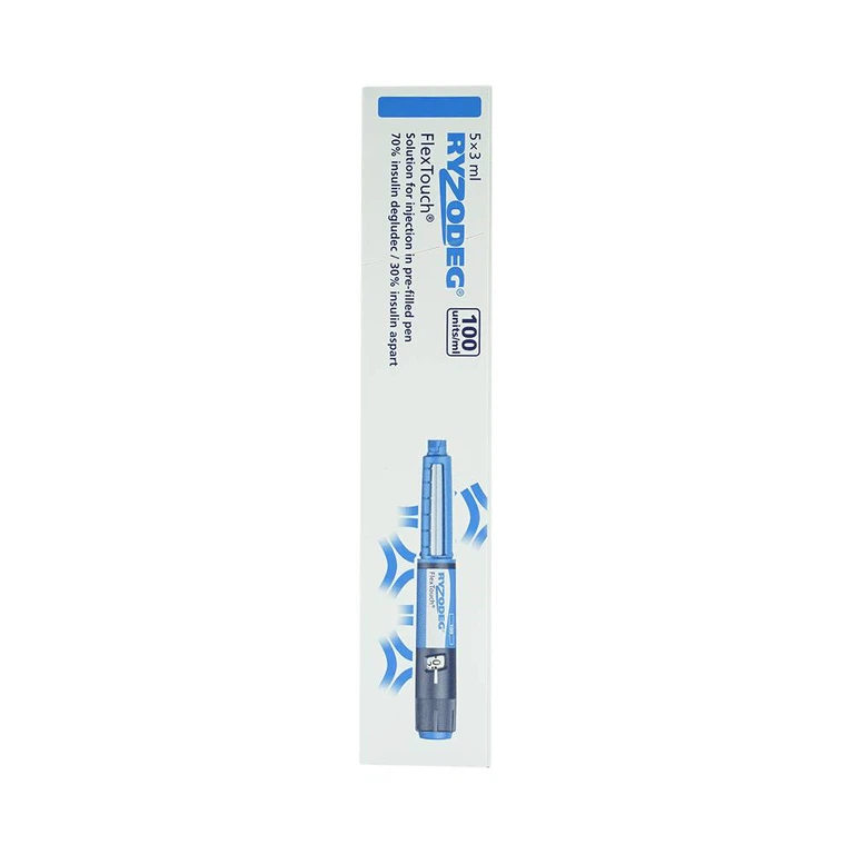 Bút tiêm Ryzodeg FlexTouch 100Units/ml điều trị đái tháo đường (5 cây x 3ml)