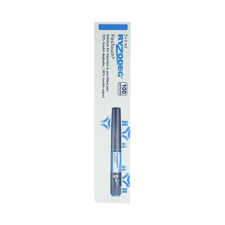 Bút tiêm Ryzodeg FlexTouch 100Units/ml điều trị đái tháo đường (5 cây x 3ml)