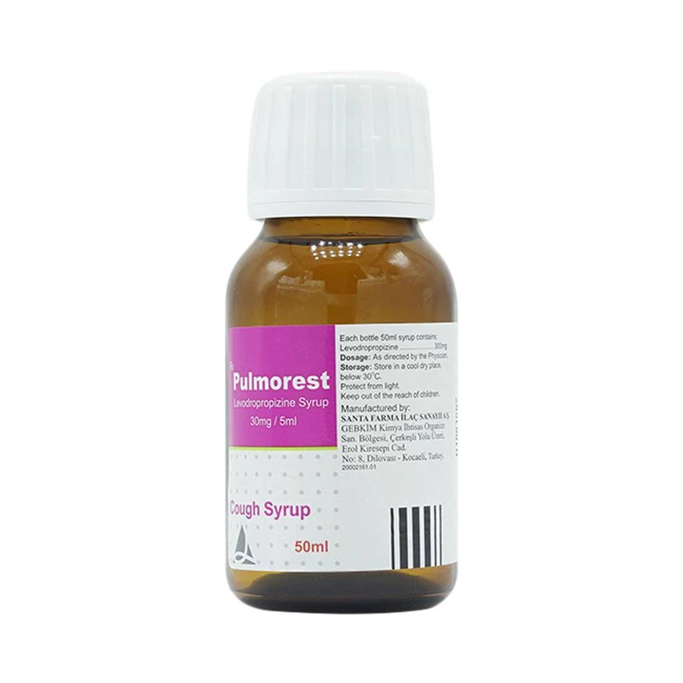 Siro Pulmorest Santa điều trị triệu chứng kích thích ho, ho khan (50ml)