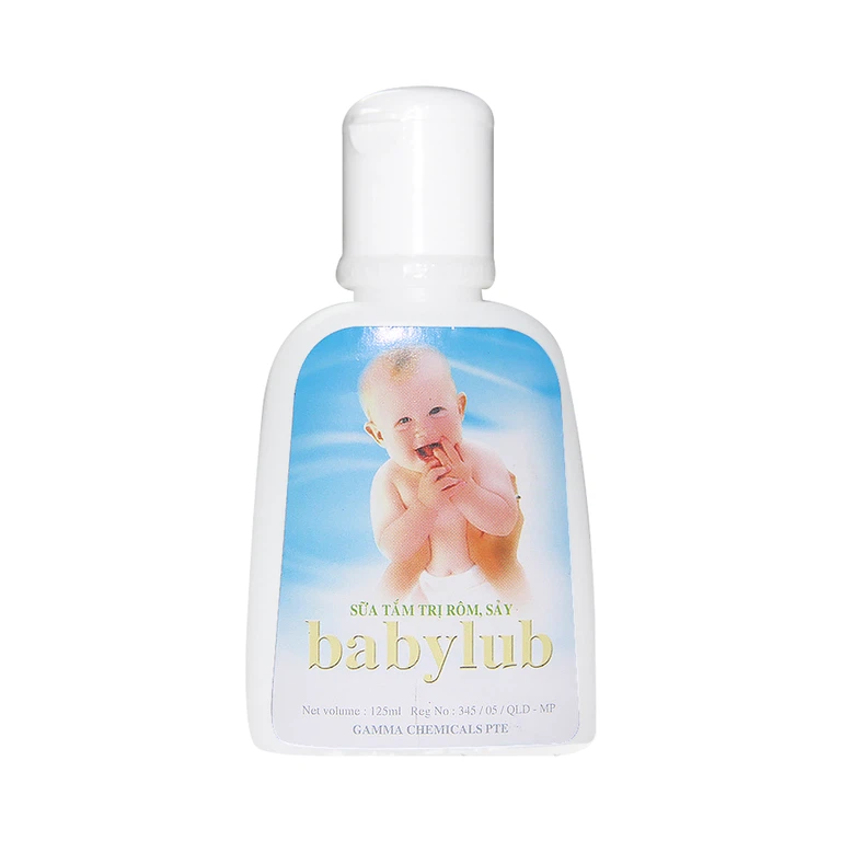 Sữa tắm trị rôm, sẩy babylub Gamma (125ml)