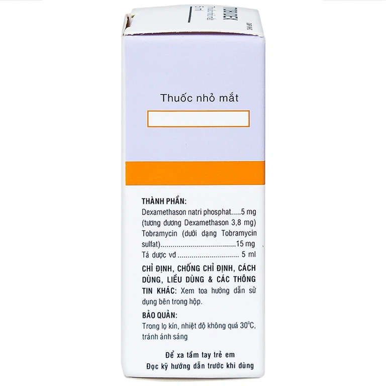 Thuốc nhỏ mắt Tobidex Bidiphar điều trị viêm mắt (5ml)