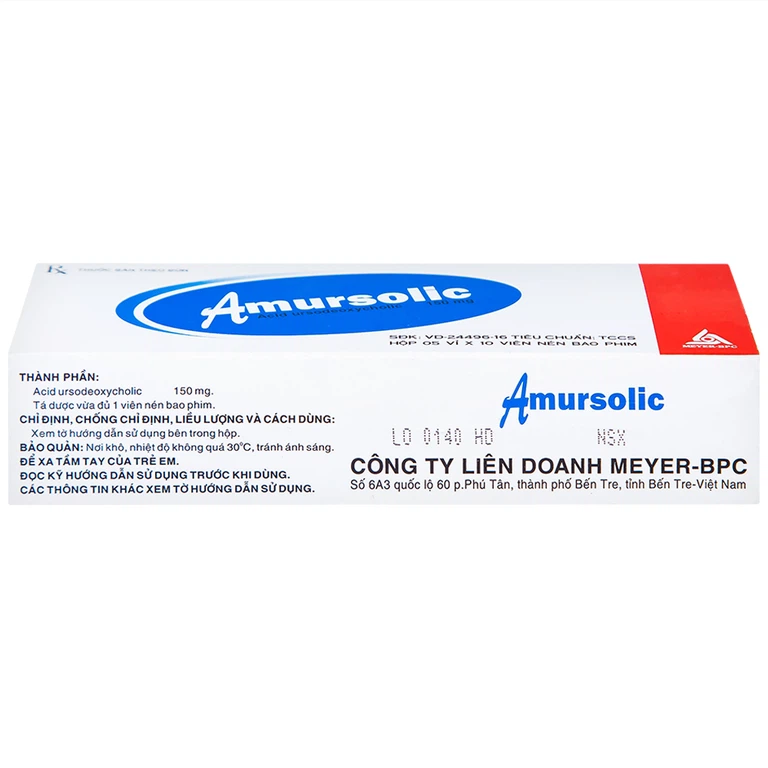 Thuốc Amursolic Meyer hỗ trợ làm tan sỏi cholesterol (5 vỉ x 10 viên)