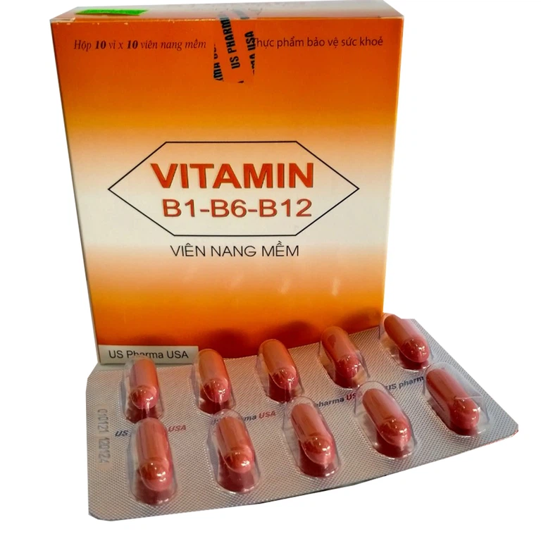 Viên uống Vitamin B1-B6-B12 bổ sung vitamin nhóm B cho cơ thể, hỗ trợ tăng cường sức khoẻ (10 vỉ x 10 viên)