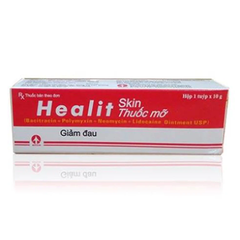 Thuốc mỡ Healit Skin Atco điều trị tại chỗ các nhiễm khuẩn trên da do các vi khuẩn nhạy cảm (10g)