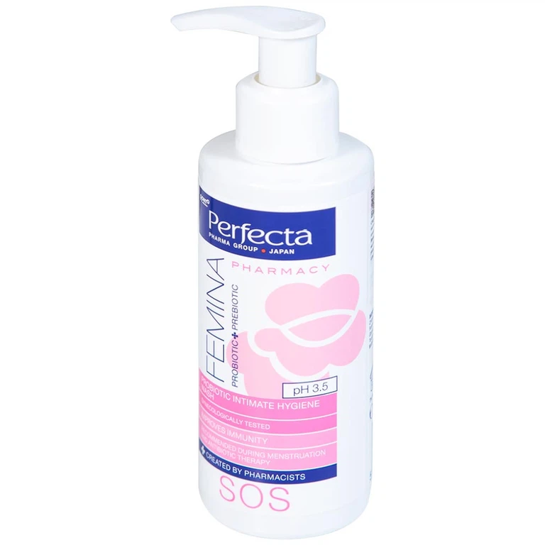 Dung dịch vệ sinh phụ nữ Femina SOS Probiotic vệ sinh cơ quan sinh dục ngoài (150ml)