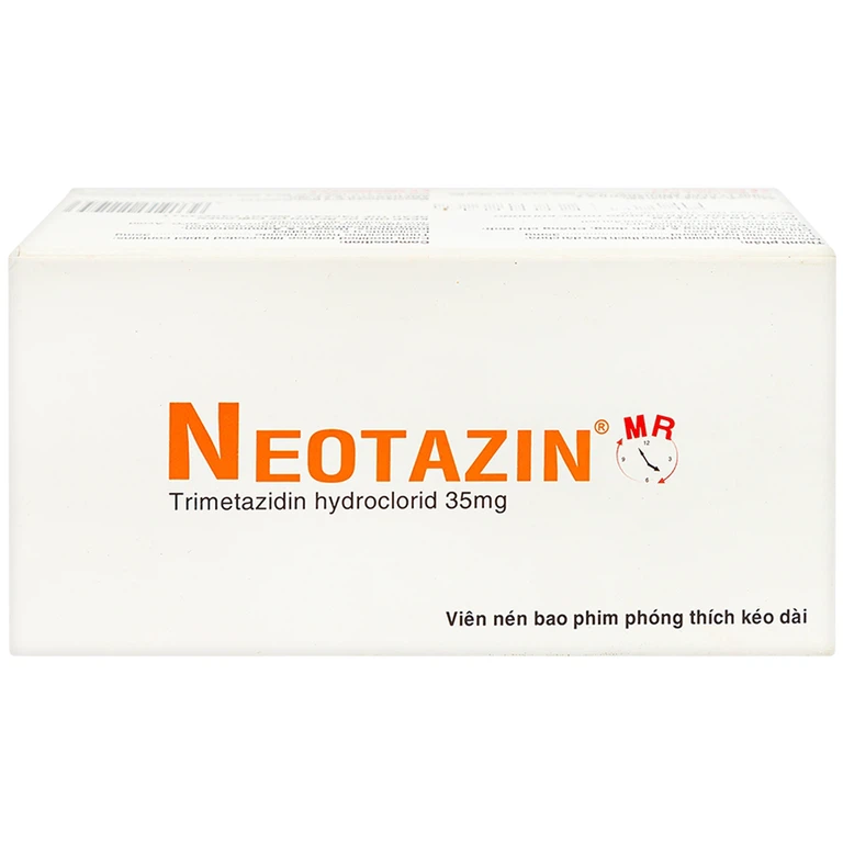 Thuốc Neotazin MR 35mg Ampharco trị đau thắt ngực (10 vỉ x 10 viên)