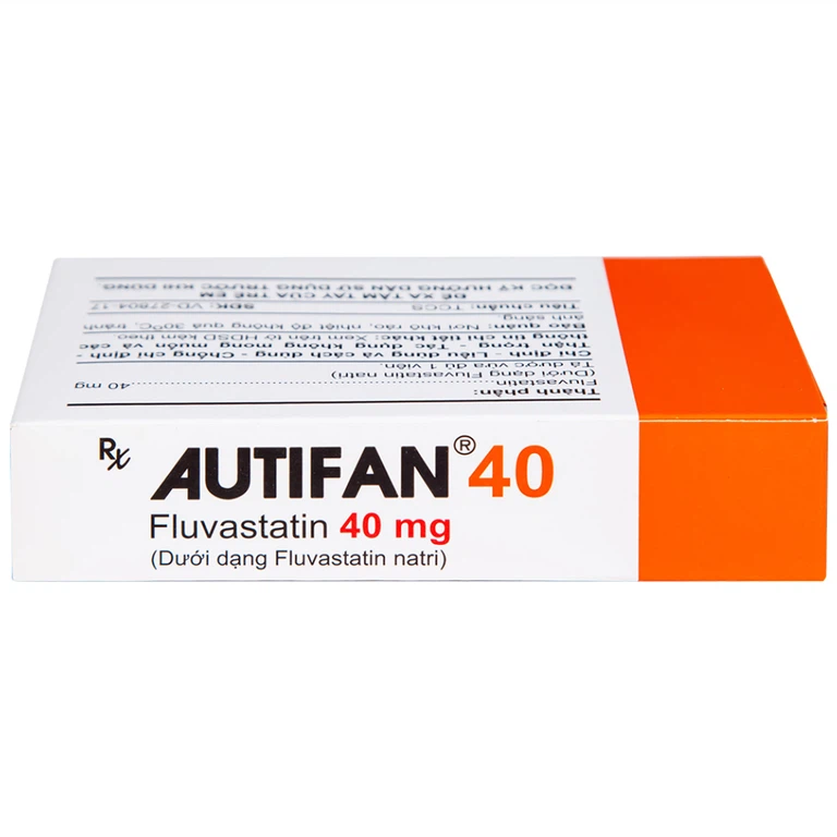 Thuốc Autifan 40 An Thiên điều trị rối loạn lipid huyết (3 vỉ x 10 viên)