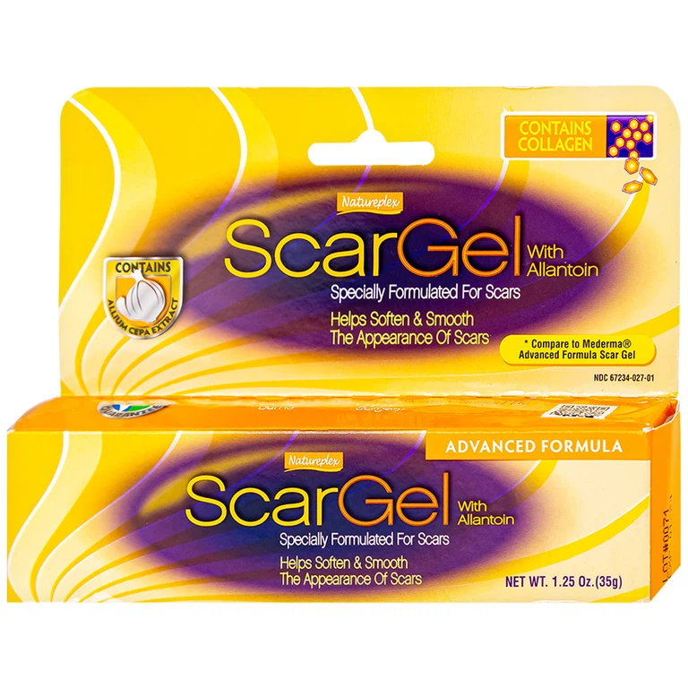 Gel Scargel Natureplex cải thiện tính đàn hồi, cấu trúc và hình dạng của nhiều loại sẹo (35g)