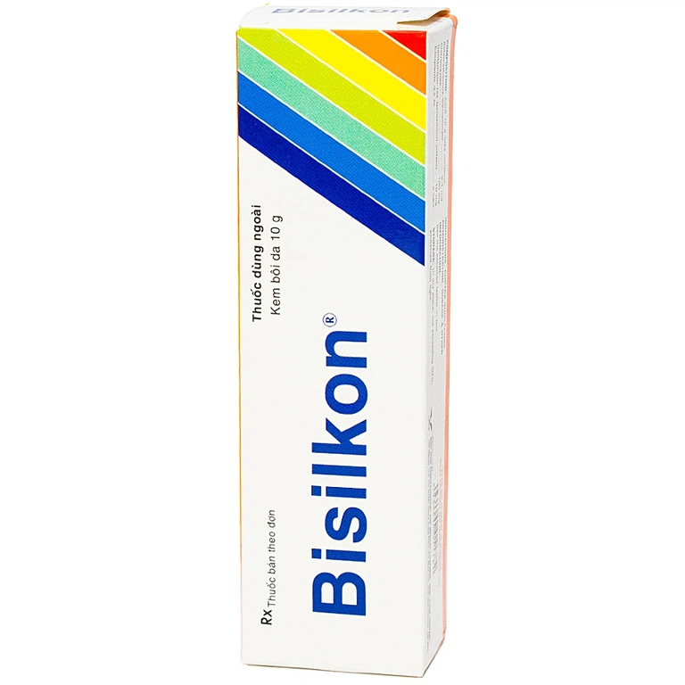 Kem bôi da Bisilkon Bidiphar điều trị các bệnh lý da, nhiễm trùng do vi khuẩn (10g)