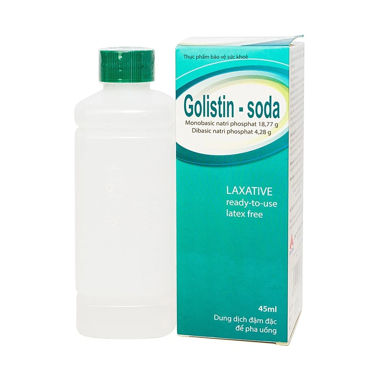 Dung dịch Golistin-Soda CPC1 làm sạch phân trước khi phẫu thuật, chụp X-quang, nội soi (45ml)