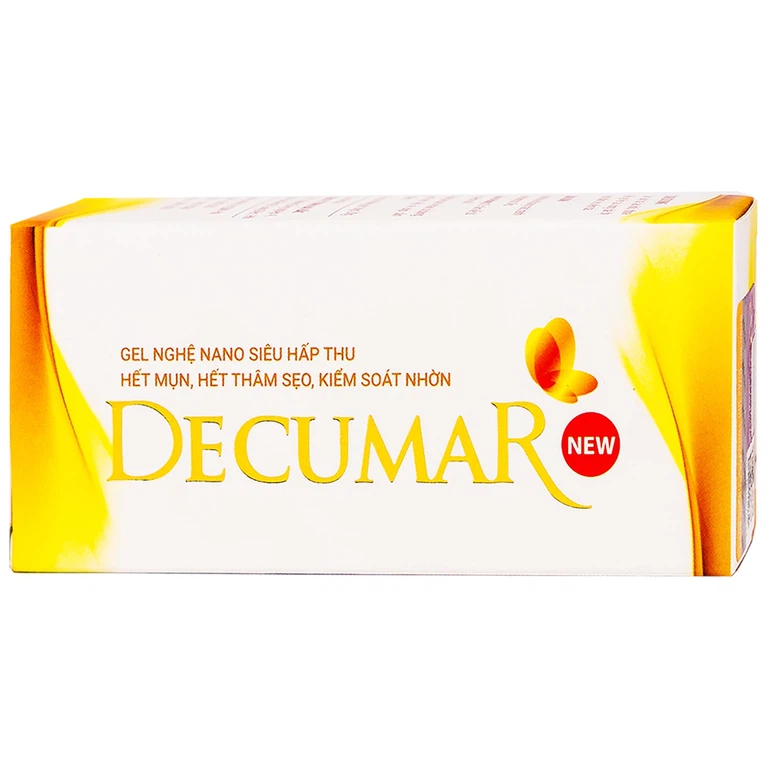 Gel Nghệ Nano siêu hấp thu Decumar ngừa mụn, ngừa thâm sẹo, kiểm soát bã nhờn (20g)