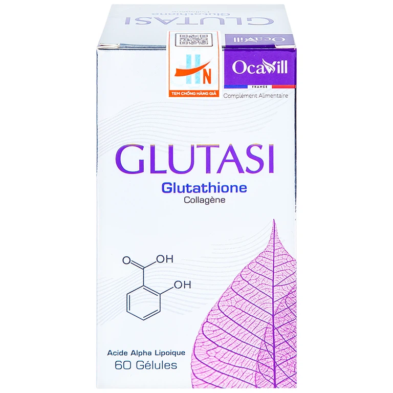 Viên uống Glutasi hỗ trợ làm đẹp da, chống lão hóa (60 viên)