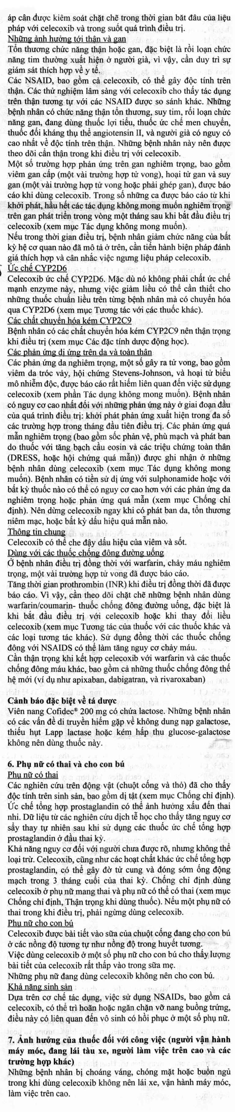 Thuốc Cofidec 200mg Sandoz giảm đau và giảm sưng mô mềm trong bệnh thoái hóa khớp (2 vỉ x 10 viên)
