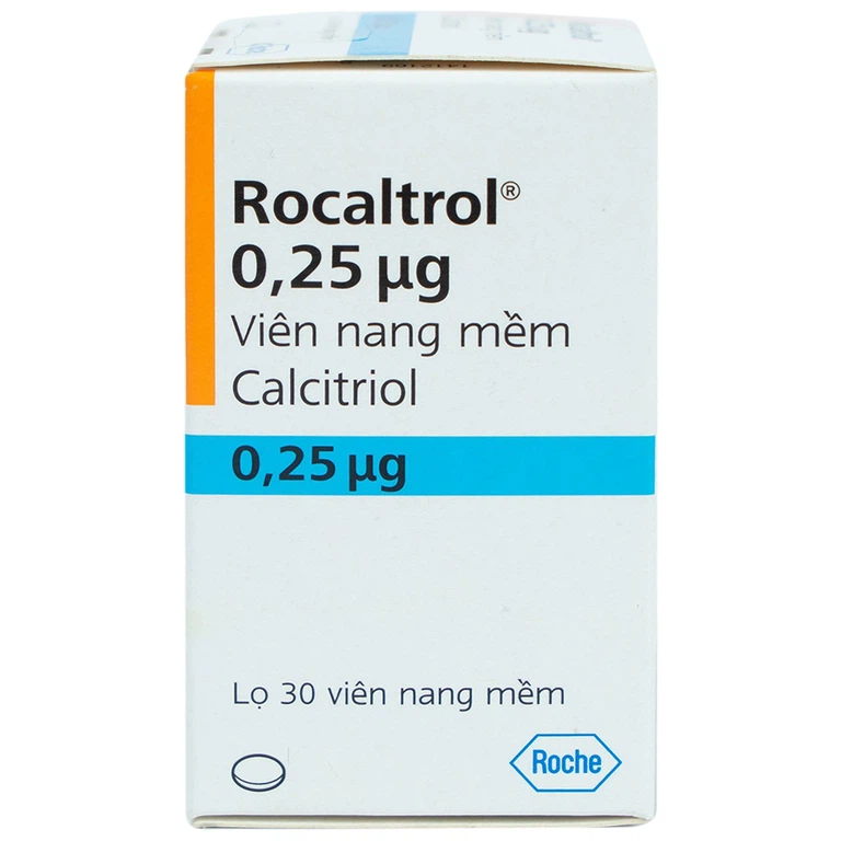 Thuốc Rocaltrol 0.25mcg Catalent điều trị chứng loãng xương sau mãn kinh (30 viên)