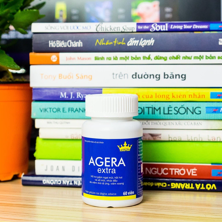 Viên uống Agera Extra Kingphar hỗ trợ giảm ngạt mũi, hắt hơi (60 viên)