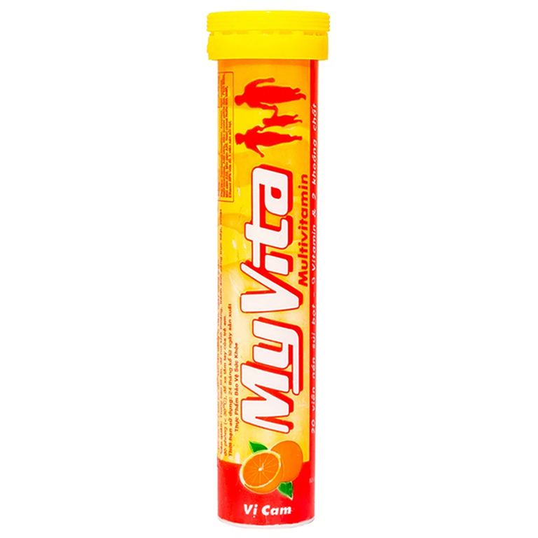 Viên sủi My Vita Vitamin C hương cam bổ sung Vitamin C cho cơ thể (20 viên)