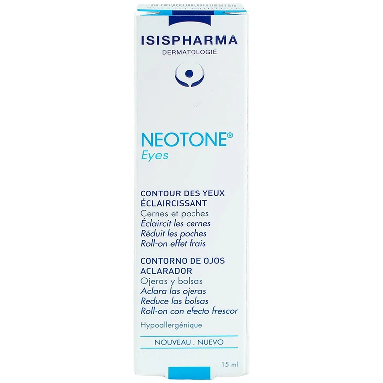 Kem IsisPharma Neotone Eyes giúp giảm quầng thâm, bọng mắt, dưỡng ẩm (15ml)