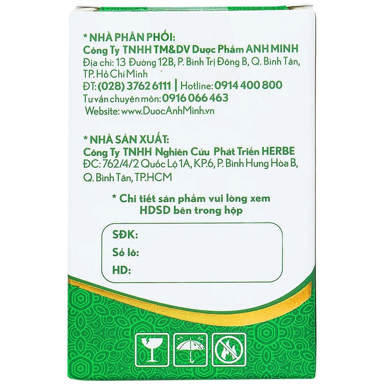 Xông vùng kín bằng dược liệu Xongbame Herbe khử khuẩn, diệt vi nấm, chống viêm sưng (10ml)