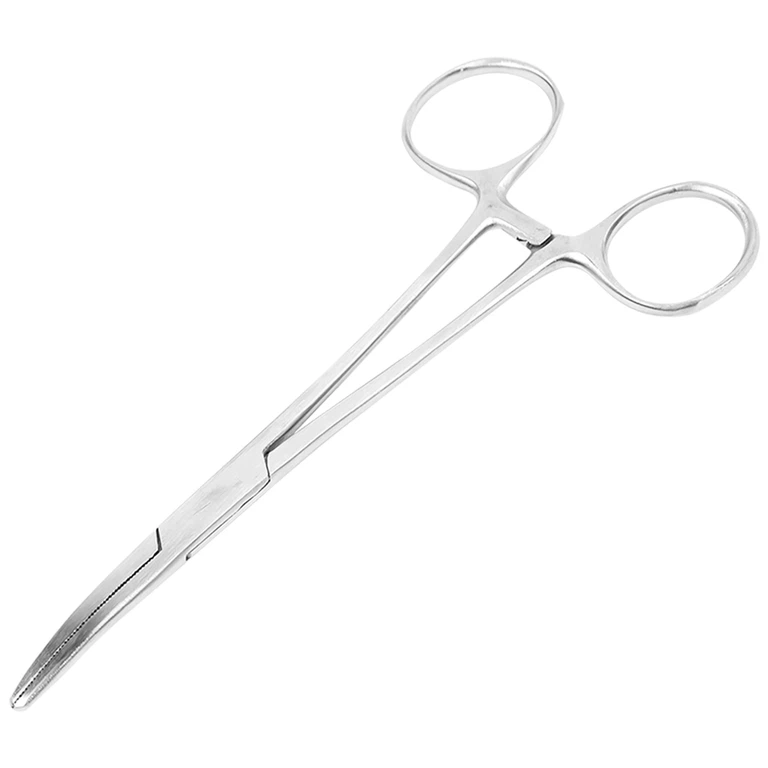 Pen gắp cong không mấu Electro Bismed dùng kẹp bông băng, băng gạc rửa vết thương (1 cái x 16cm)