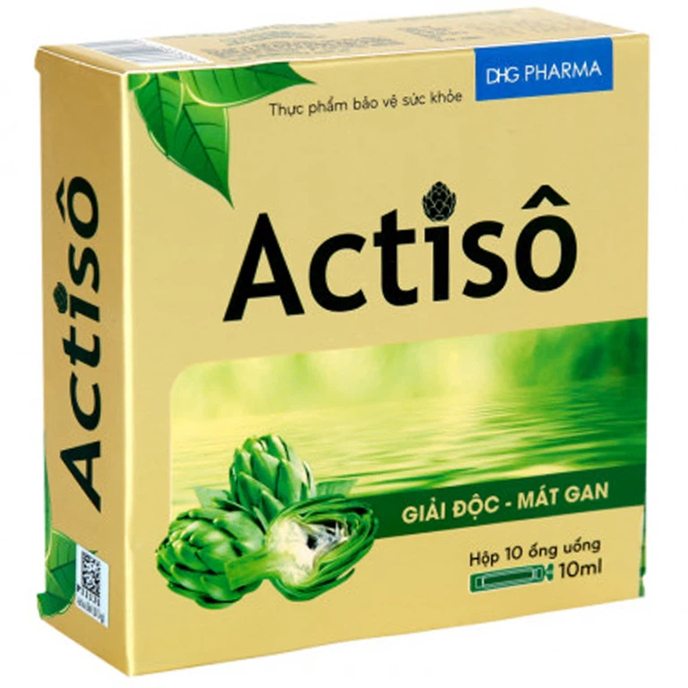 Dung dịch uống Actisô hỗ trợ giải độc, mát gan (10 ống x 10ml)