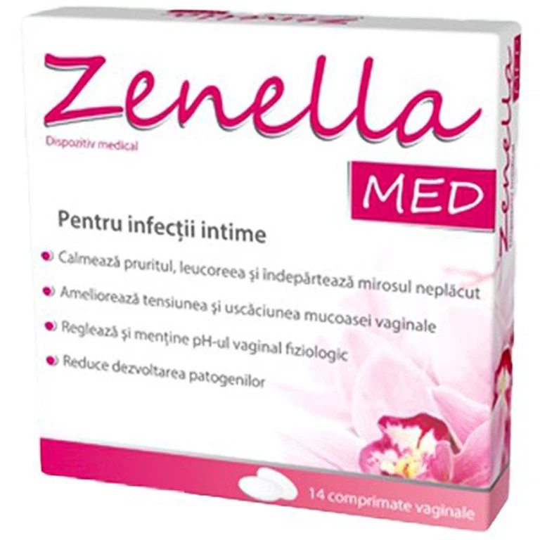 Viên đặt Zenella Med ngăn ngừa vi khuẩn gây viêm âm đạo (14 Viên)