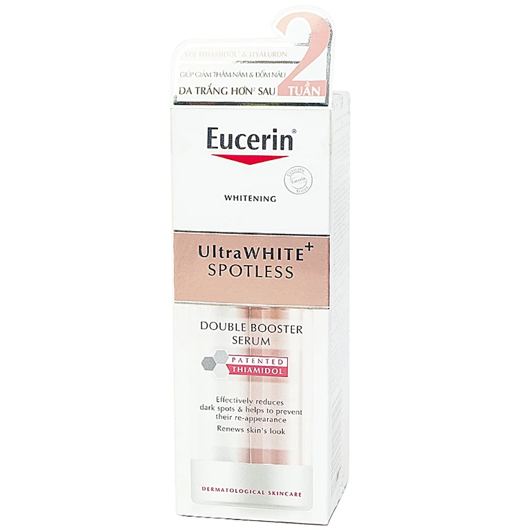 Serum Eucerin UltraWhite+ Spotless Double Booster Serum giảm thâm nám, đốm nâu và dưỡng trắng da (30ml)