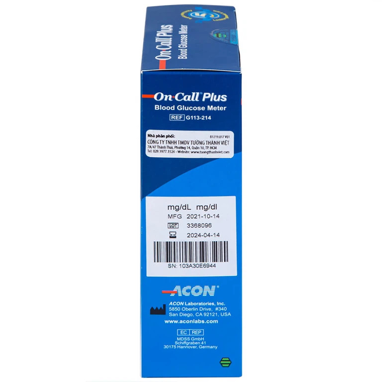 Máy đo đường huyết On Call Plus ACON - không kèm que