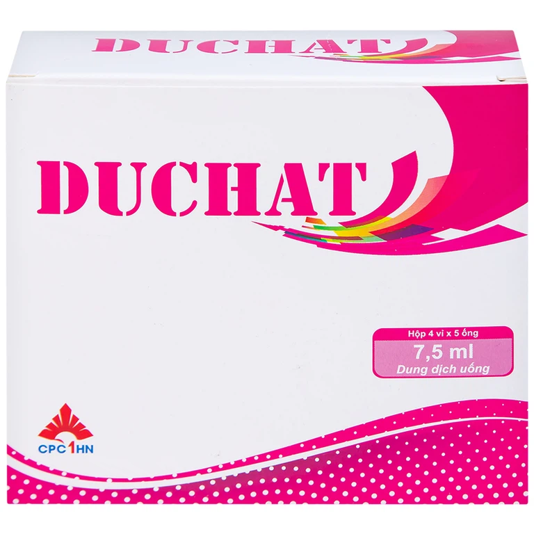 Dung dịch uống Duchat CPC1 dự phòng trường hợp thiếu Vitamin và Acid Amin (4 vỉ x 5 ống x 7.5ml)