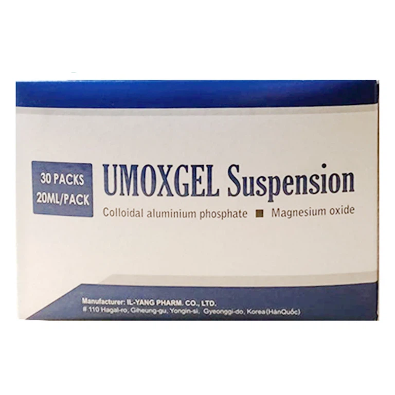 Hỗn dịch Umoxgel Suspension IL-Yang Pharm điều trị viêm dạ dày, loét dạ dày, tá tràng (30 gói)