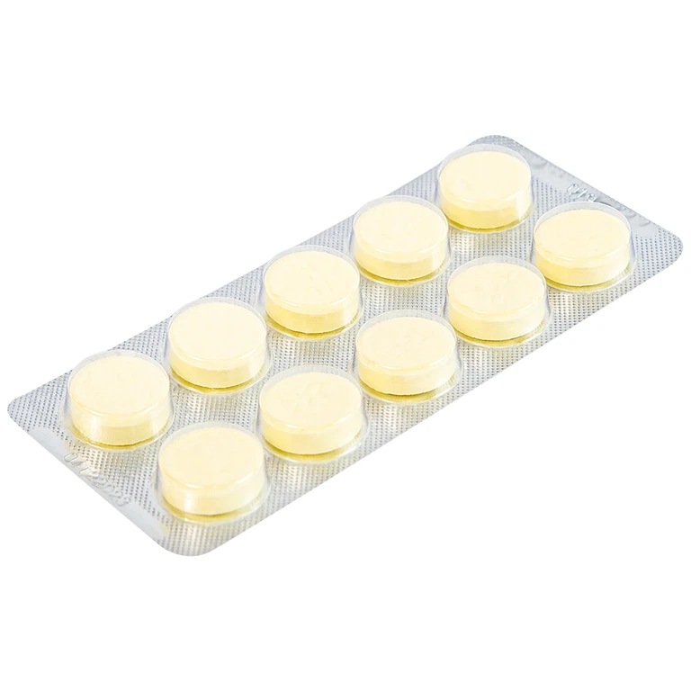 Viên nhai Myantacid-II TV.Pharm điều trị loét dạ dày - tá tràng, viêm dạ dày (10 vỉ x 10 viên) 