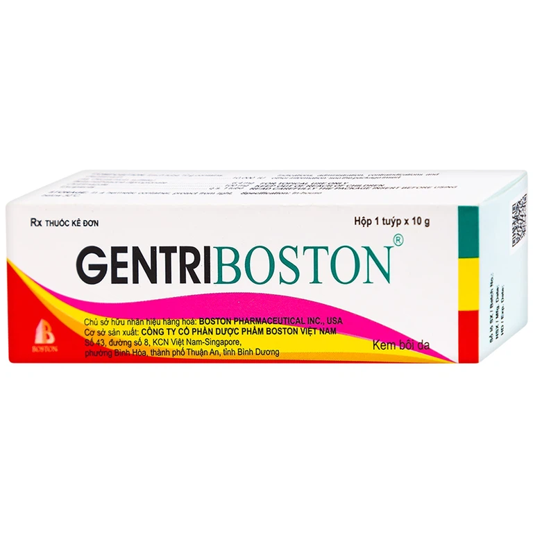 Kem bôi da GentriBoston điều trị các tổn thương viêm ngoài da (10g)