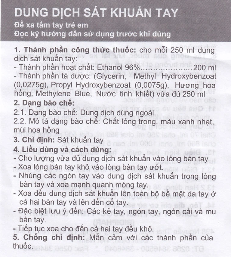 Dung dịch sát khuẩn tay Bidiphar (500ml)